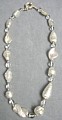 Silver Foil Venetian Glass Bead Necklace