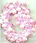 Pink Pearl and Pink Faceted Bead Scrunchie