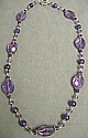 I love Purple Amethyst Necklace